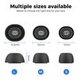 Samsung Galaxy Buds3 Pro Ahastyle WG173 silikoniset korvanapit - harmaa