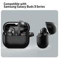 Samsung Galaxy Buds3 Pro Silikonikotelo Karabiinilla - Sky Sininen