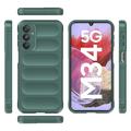 Samsung Galaxy F34/M34 5G Rugged TPU Suojakuori - Vaaleanharmaa