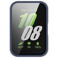 Samsung Galaxy Fit3 Muovikotelo Panssarilasi - Tummansininen