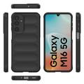 Samsung Galaxy M16/F16 Rugged TPU Suojakuori - Musta