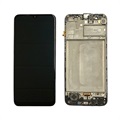 Samsung Galaxy M31 Etukuori & LCD Näyttö GH82-22405A - Musta