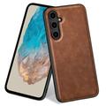 Samsung Galaxy M35 Päällystetty Hybridikotelo - Ruskea