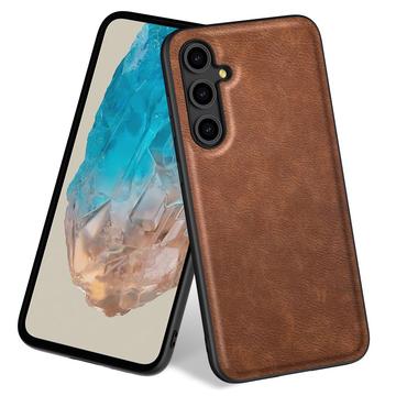 Samsung Galaxy M35 Päällystetty Hybridikotelo - Ruskea