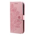 Samsung Galaxy M35 Mandala Series Lompakkokotelo - Pinkki