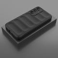Samsung Galaxy M35 Rugged TPU Suojakuori - Musta