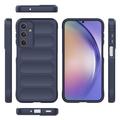 Samsung Galaxy M35 Rugged TPU Suojakuori - Tummansininen