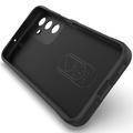 Samsung Galaxy M35 Rugged TPU Suojakuori - Vaaleanharmaa