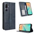 Samsung Galaxy M36 Retro Lompakkokotelo Magneettisella Sulkijalla