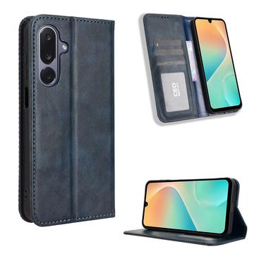 Samsung Galaxy M36 Retro Lompakkokotelo Magneettisella Sulkijalla