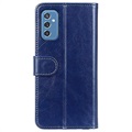 Samsung Galaxy M52 5G Lompakkokotelo Magneettisella Sulkijalla - Sininen