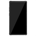 Liukumaton Samsung Galaxy Note10 Hybridikotelo Jalustalla