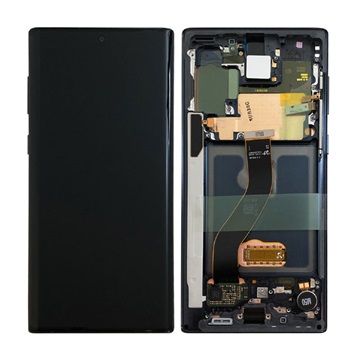 Samsung Galaxy Note10 Etukuori & LCD Näyttö GH82-20818A - Musta