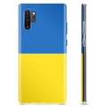 Samsung Galaxy Note10+ TPU Kotelo Ukrainan Lippu - Keltainen ja vaaleansininen