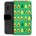 Samsung Galaxy Note10+ Premium Lompakkokotelo - Avokado-kuvio