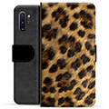 Samsung Galaxy Note10+ Premium Lompakkokotelo - Leopardi