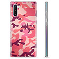 Samsung Galaxy Note10 TPU Suojakuori - Pinkki Maastokuviointi