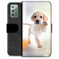 Samsung Galaxy Note20 Premium Lompakkokotelo - Koira