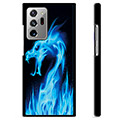 Samsung Galaxy Note20 Ultra Suojakuori - Sininen Tulinen Lohikäärme