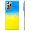 Samsung Galaxy Note20 Ultra TPU Kotelo Ukrainan Lippu - Kaksisävyinen
