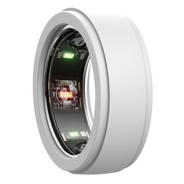 Samsung Galaxy Ring naarmuuntumaton silikonikotelo - Koko: 6/7/8/9 - Valkoinen