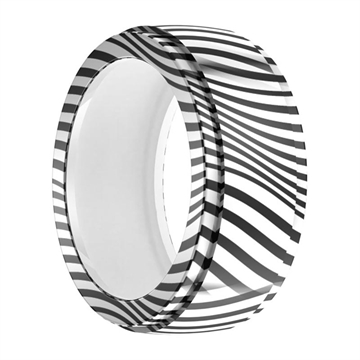 Samsung Galaxy Ring naarmuuntumaton silikonikotelo - Koko: 6/7/8/9 - Seepra raita