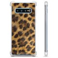 Samsung Galaxy S10 Hybrid Suojakuori - Leopardi