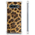 Samsung Galaxy S10+ Hybrid Suojakuori - Leopardi