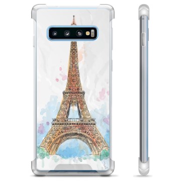 Samsung Galaxy S10+ Hybrid Suojakuori - Pariisi