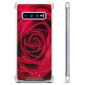 Samsung Galaxy S10+ Hybrid Suojakuori - Ruusu