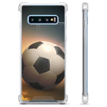 Samsung Galaxy S10+ Hybrid Suojakuori - Jalkapallo
