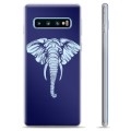 Samsung Galaxy S10+ TPU Suojakuori - Norsu