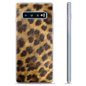 Samsung Galaxy S10+ TPU Suojakuori - Leopardi