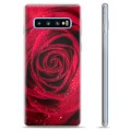 Samsung Galaxy S10+ TPU Suojakuori - Ruusu