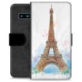 Samsung Galaxy S10 Premium Lompakkokotelo - Pariisi