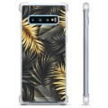 Samsung Galaxy S10+ Hybrid Suojakuori - Kultaiset Lehdet