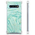 Samsung Galaxy S10+ Hybrid Suojakuori - Vihreä Minttu