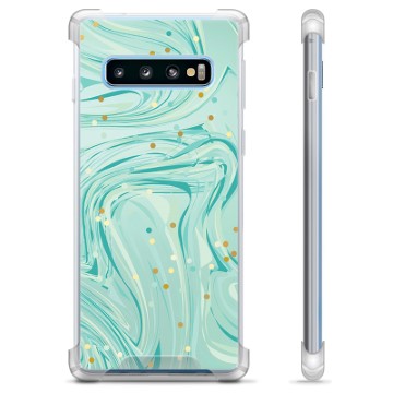 Samsung Galaxy S10+ Hybrid Suojakuori - Vihreä Minttu
