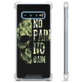 Samsung Galaxy S10 Hybrid Suojakuori - No Pain, No Gain