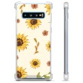 Samsung Galaxy S10+ Hybrid Suojakuori - Auringonkukka