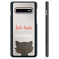Samsung Galaxy S10+ Suojakuori - Vihainen Kissa