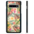 Samsung Galaxy S10+ Suojakuori - Vaaleanpunaiset Kukat