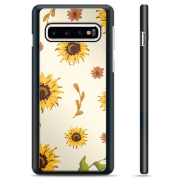Samsung Galaxy S10+ Suojakuori - Auringonkukka