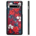 Samsung Galaxy S10+ Suojakuori - Vintage Kukat