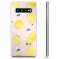 Samsung Galaxy S10+ TPU Suojakuori - Sitruunakuvioinen