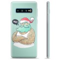 Samsung Galaxy S10+ TPU Suojakuori - Moderni Joulupukki