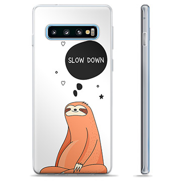Samsung Galaxy S10+ TPU Suojakuori - Slow Down