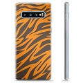 Samsung Galaxy S10+ TPU Suojakuori - Tiikeri