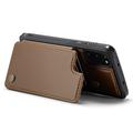 Samsung Galaxy S20 FE 5G/S20 FE 2022 Caseme C22 RFID-korttilompakko - ruskea