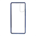 Samsung Galaxy S20 FE Magneettikotelo Panssarilasi - 9H sella - Sininen